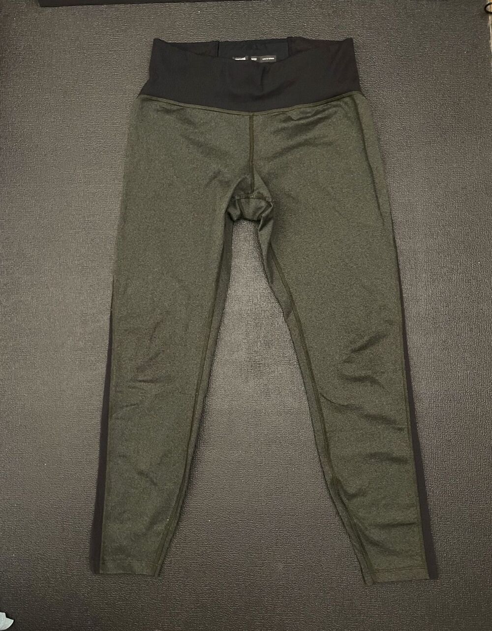REI WOMEN'S LEGGINS Sz Large Green, Black